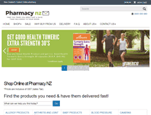 Tablet Screenshot of pharmacy-nz.com